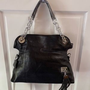 Xmas Gift Final Sale - Leather Tassel Shoulder/Crossbody Bag